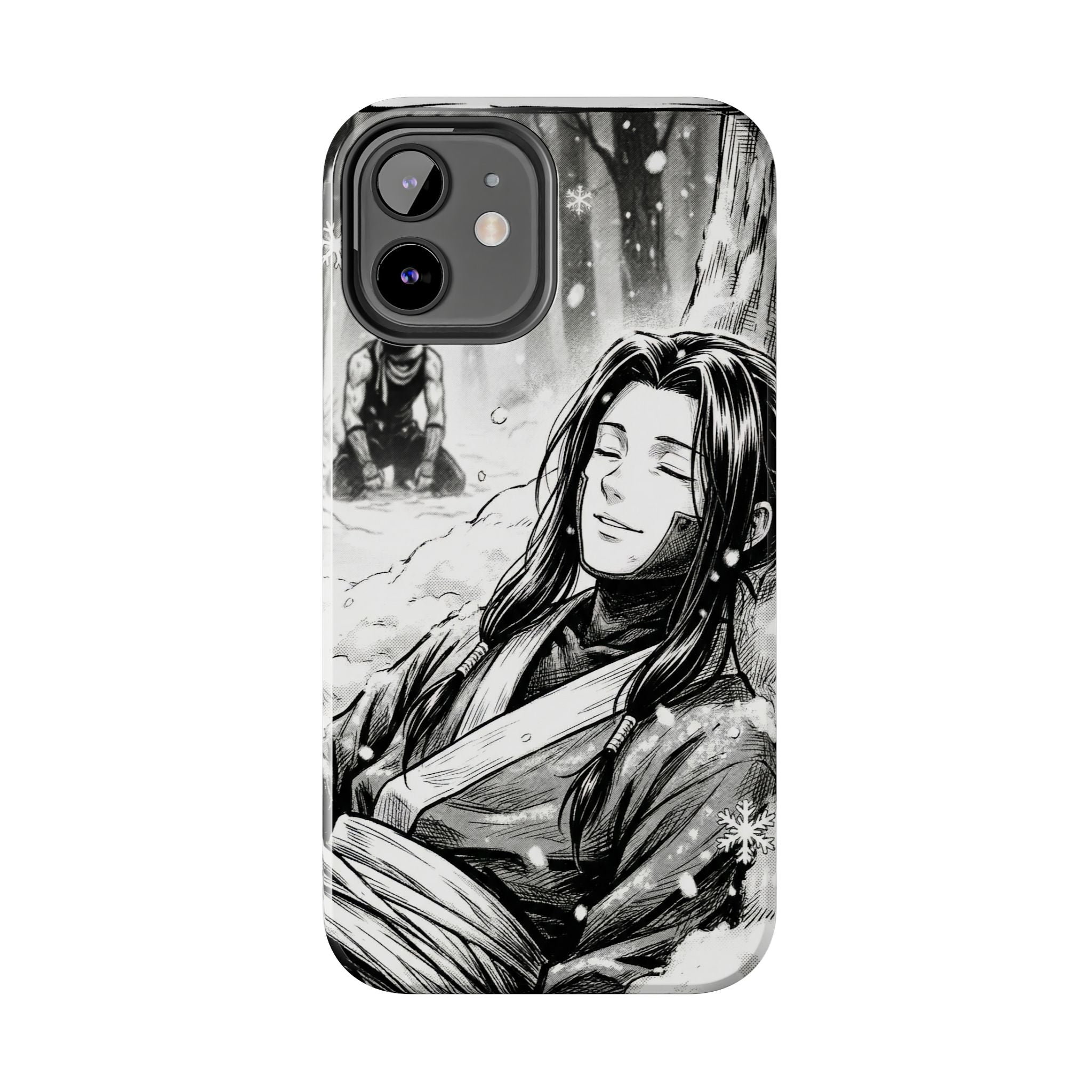 Haku and Zabuza Phone Case | Anime Character Illustration