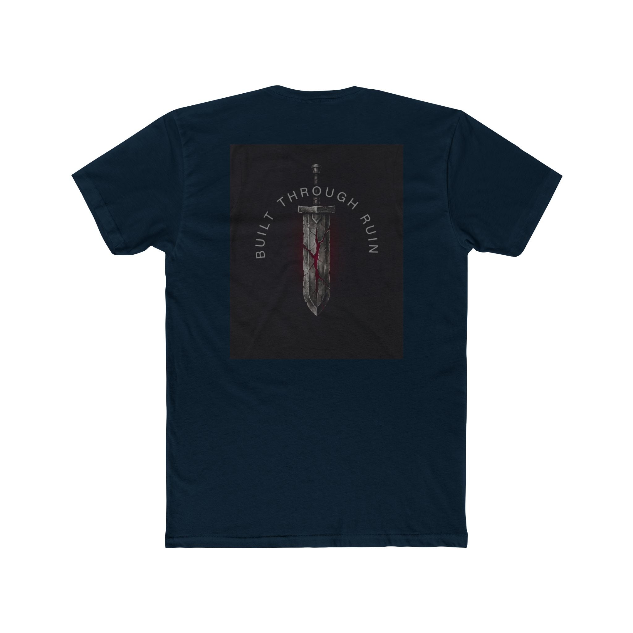 Knight with Sword Graphic Tee | Gothic Warrior Illustration, Dark Fantasy T-Shirt