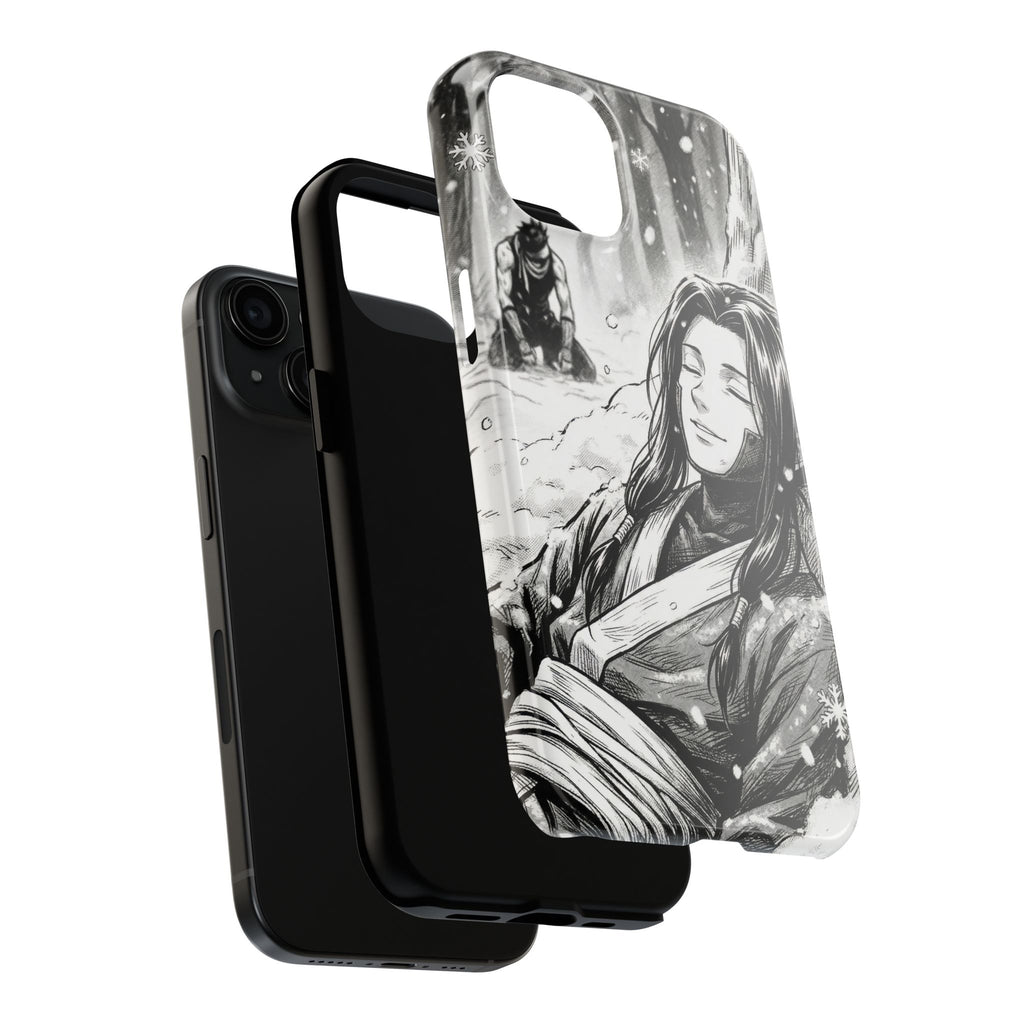 Haku and Zabuza Phone Case | Anime Character Illustration
