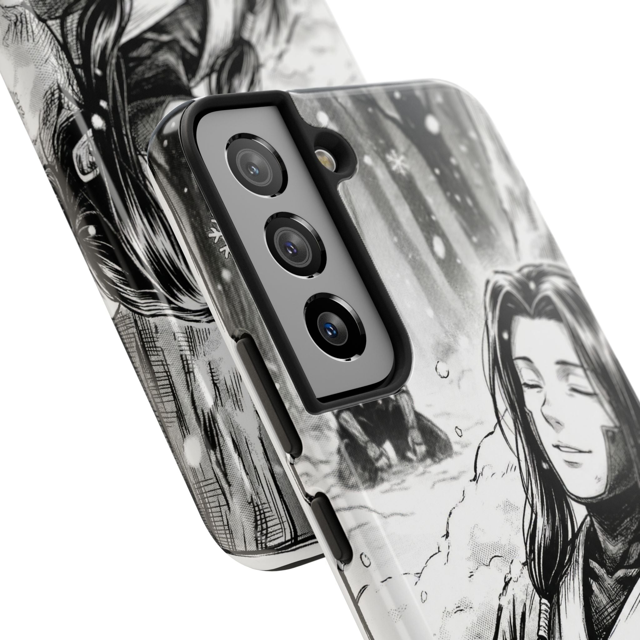 Haku and Zabuza Phone Case | Anime Character Illustration