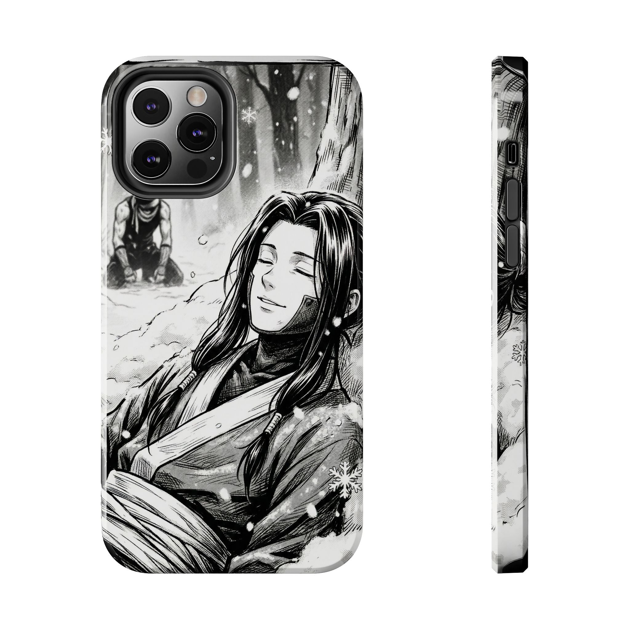 Haku and Zabuza Phone Case | Anime Character Illustration