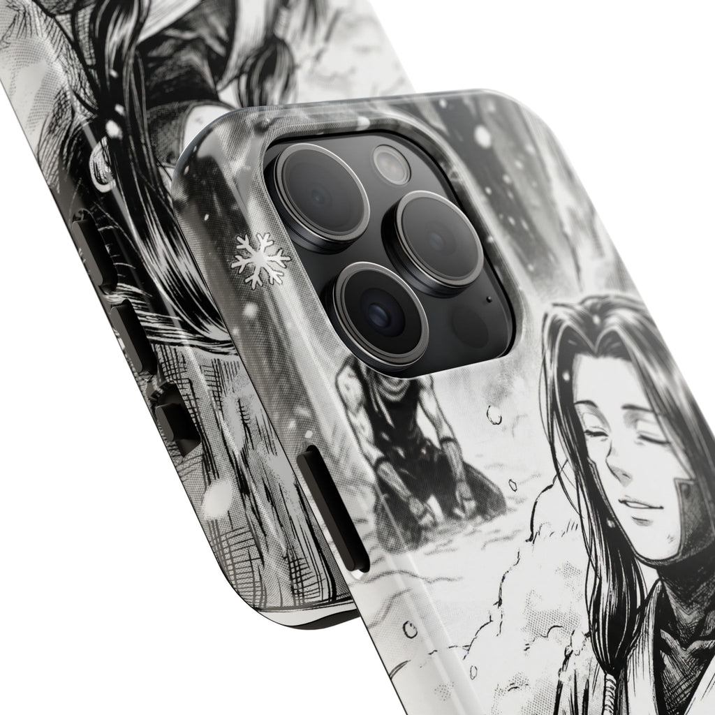 Haku and Zabuza Phone Case | Anime Character Illustration