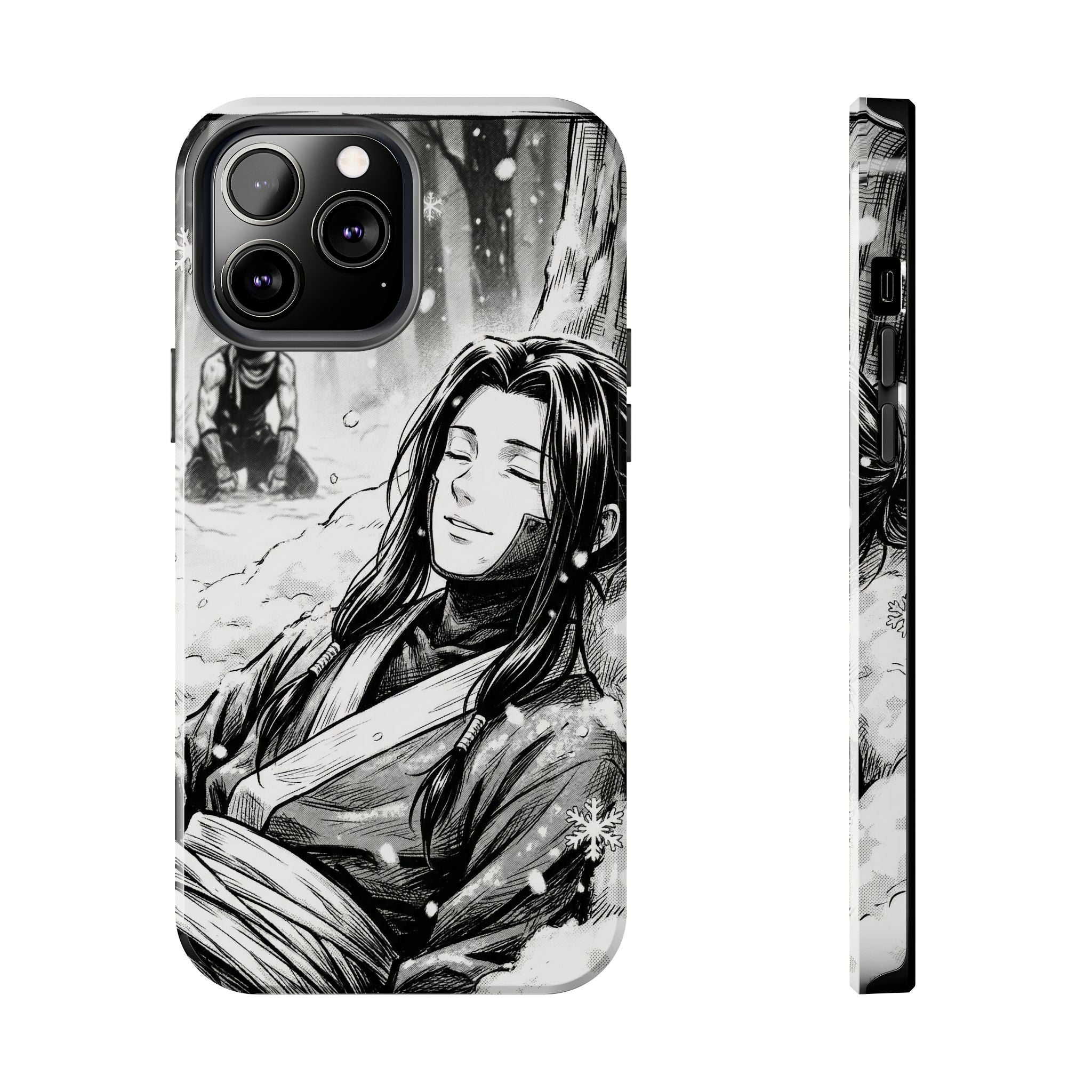Haku and Zabuza Phone Case | Anime Character Illustration