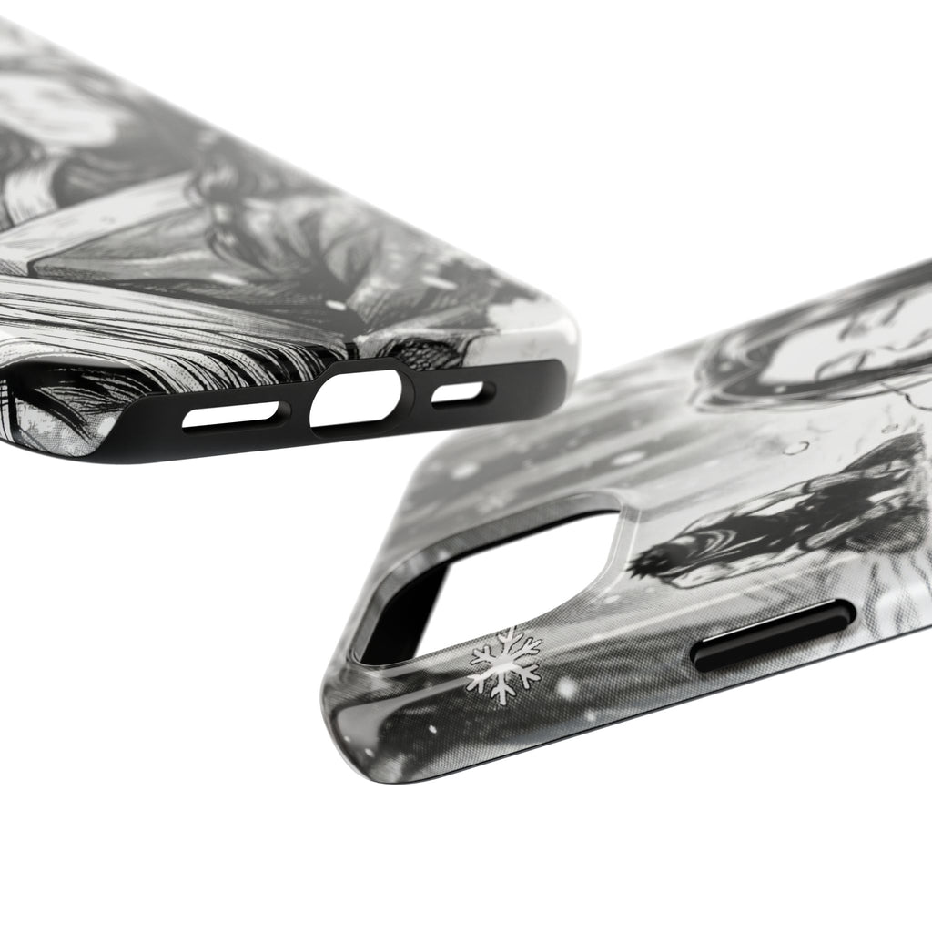 Haku and Zabuza Phone Case | Anime Character Illustration