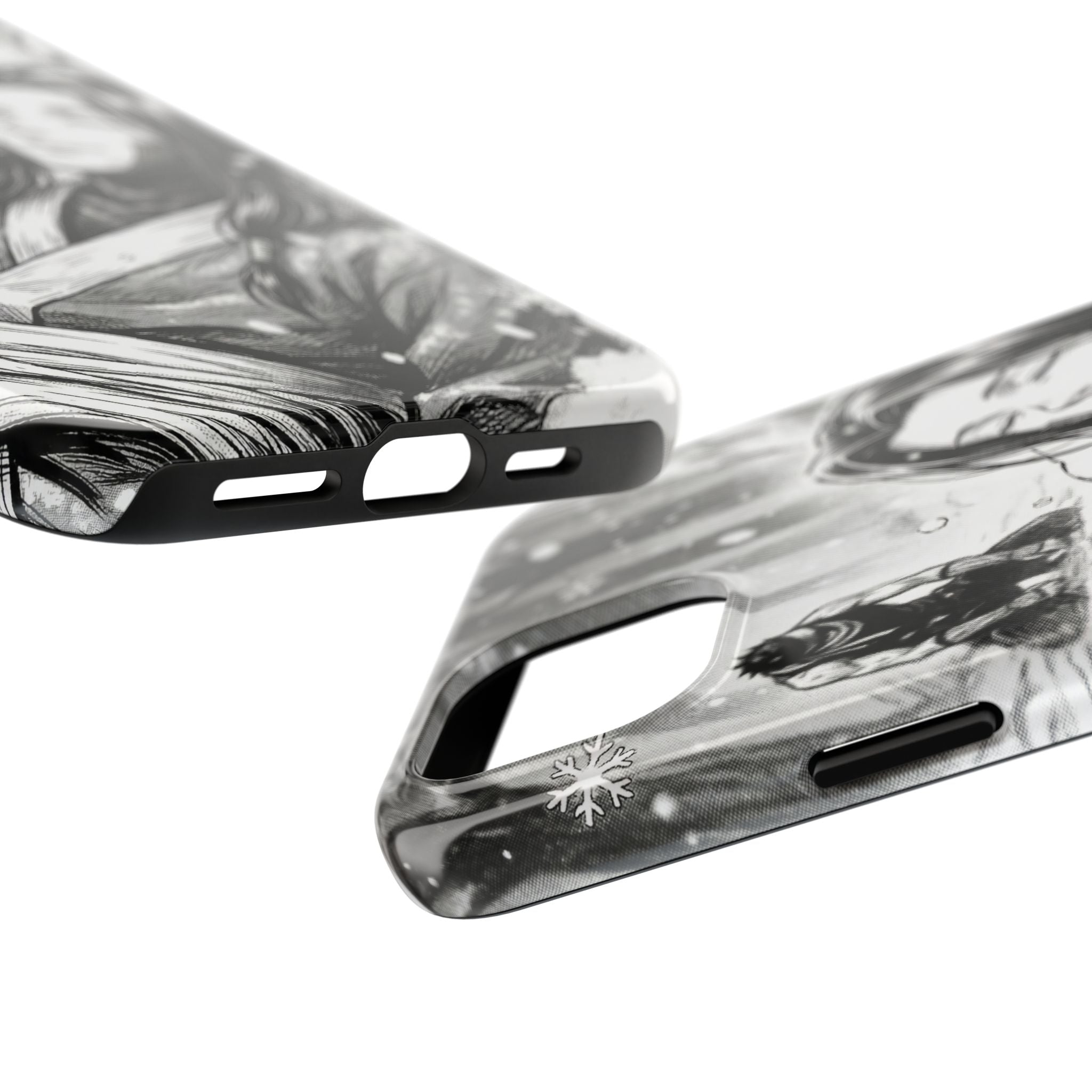Haku and Zabuza Phone Case | Anime Character Illustration