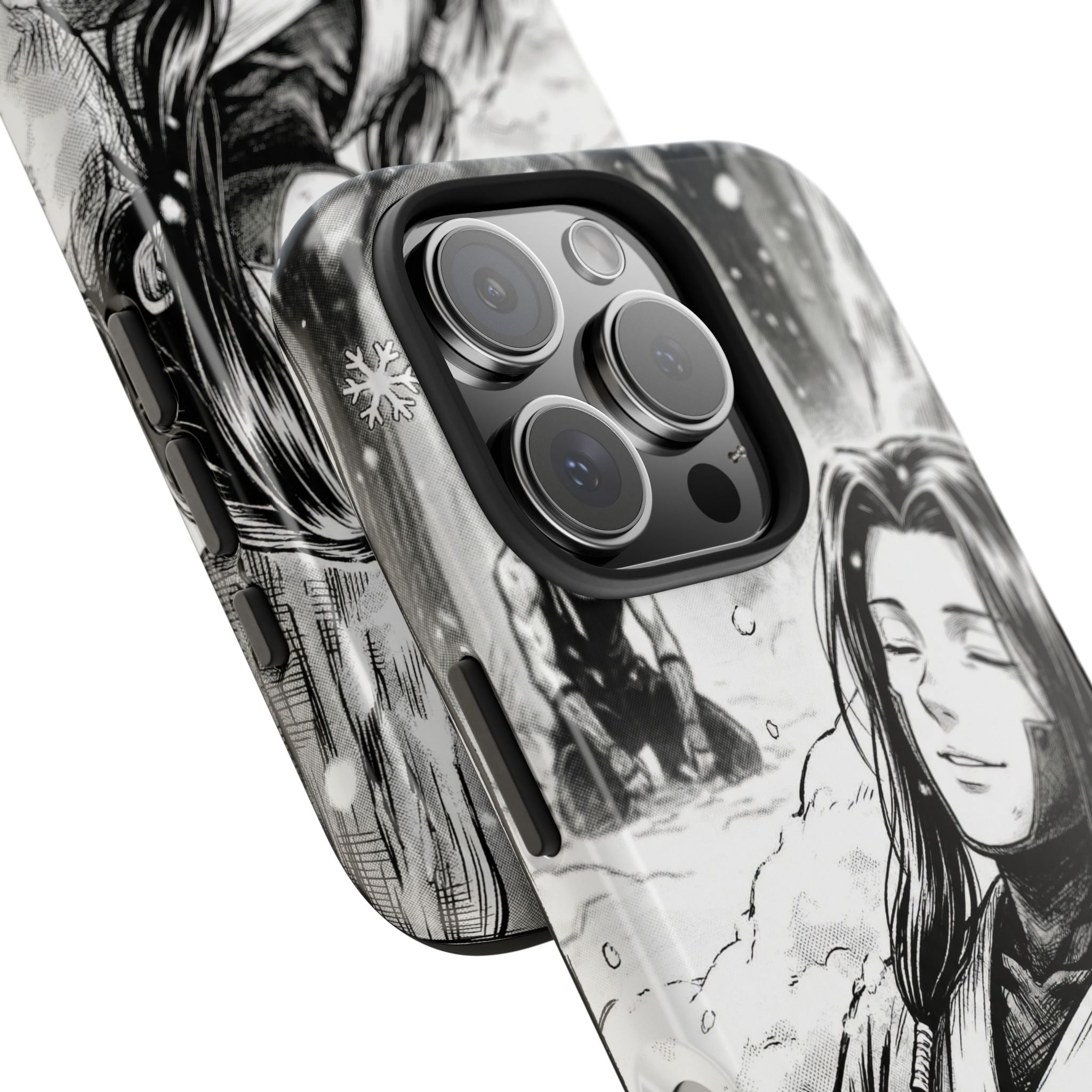 Haku and Zabuza Phone Case | Anime Character Illustration