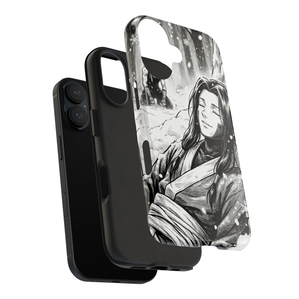 Haku and Zabuza Phone Case | Anime Character Illustration
