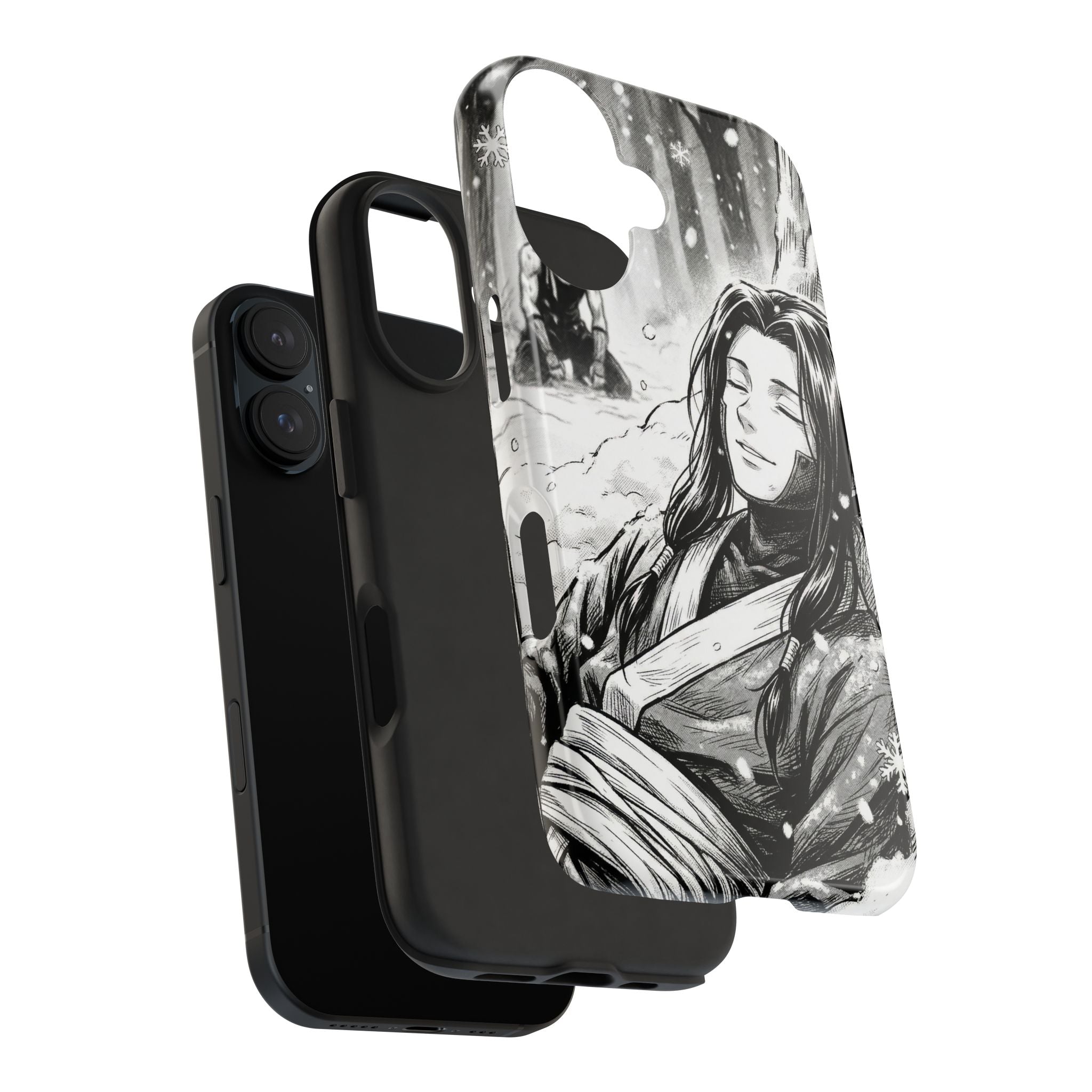 Haku and Zabuza Phone Case | Anime Character Illustration