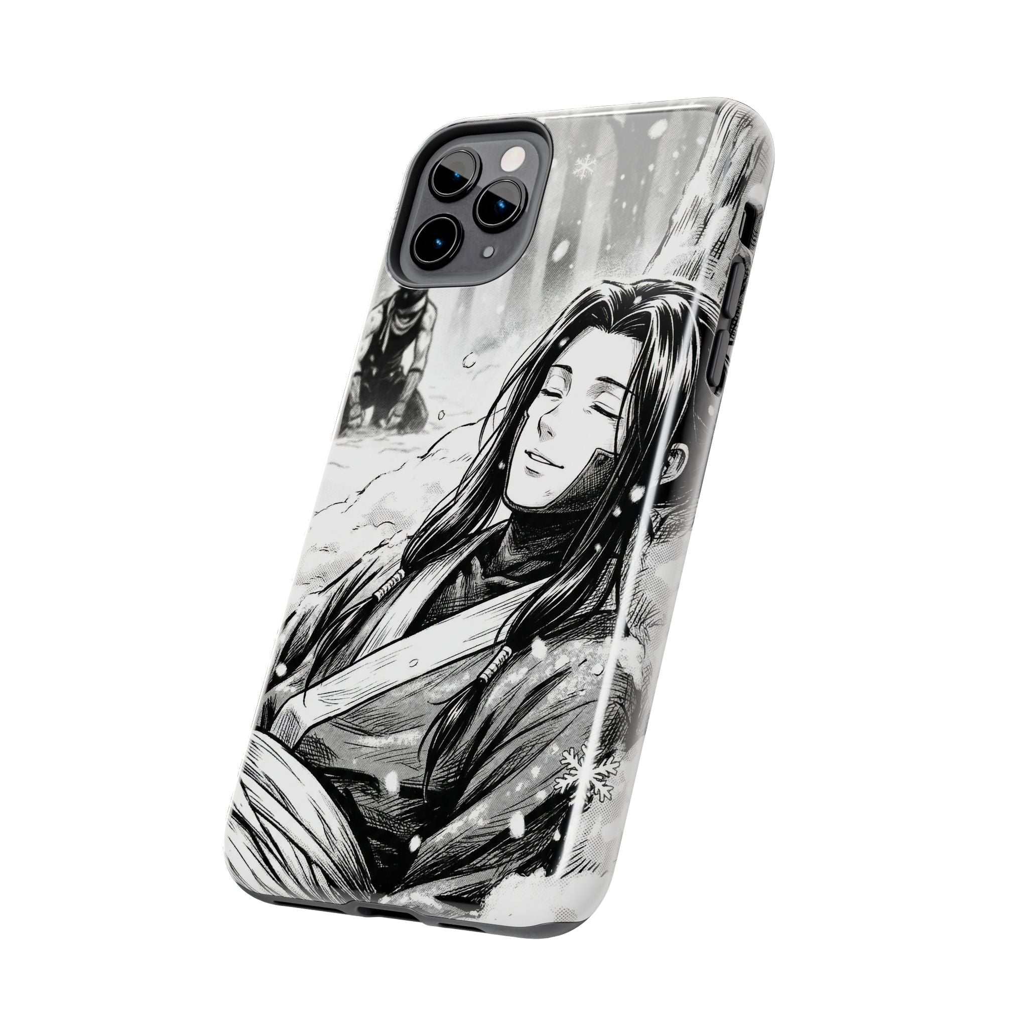 Haku and Zabuza Phone Case | Anime Character Illustration