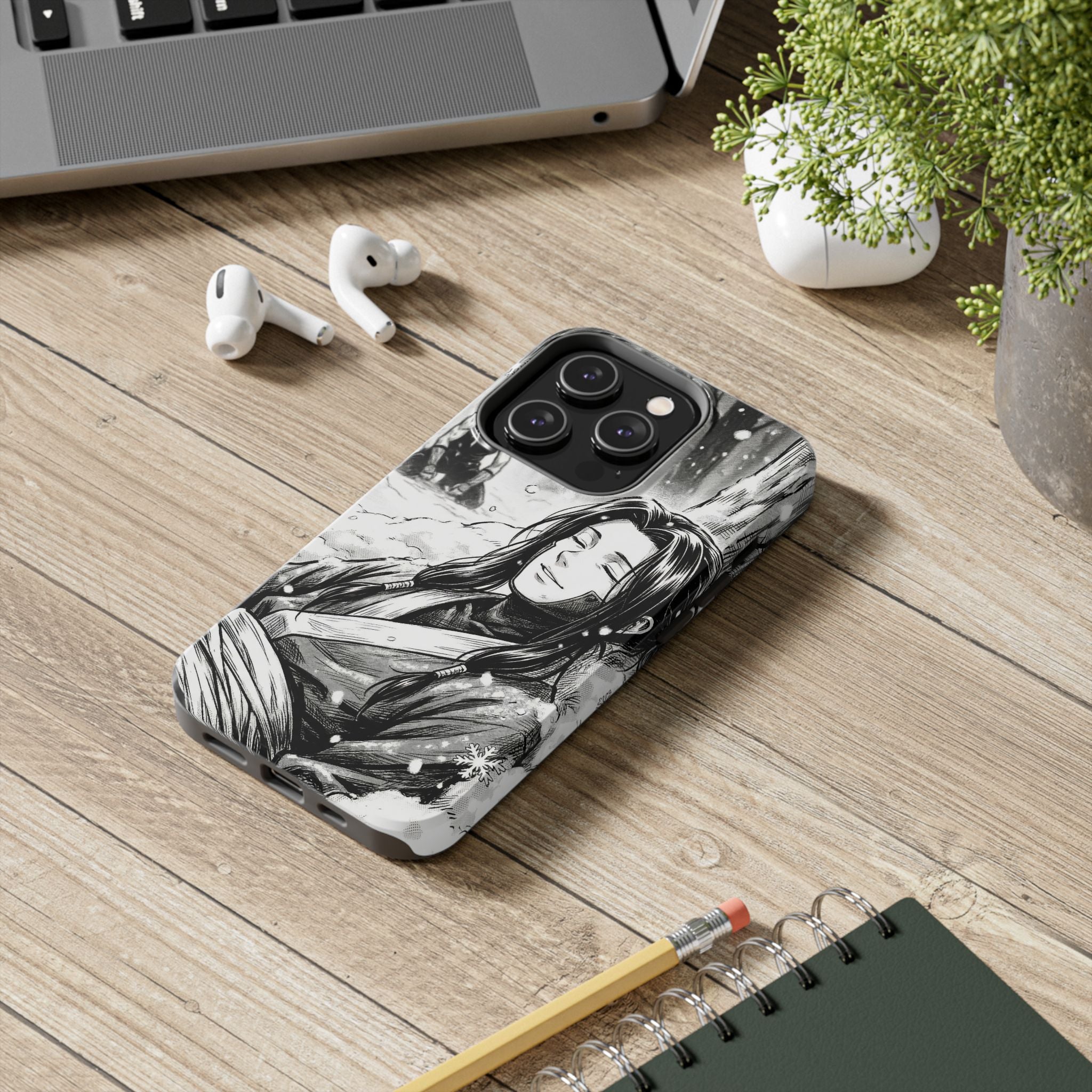 Haku and Zabuza Phone Case | Anime Character Illustration