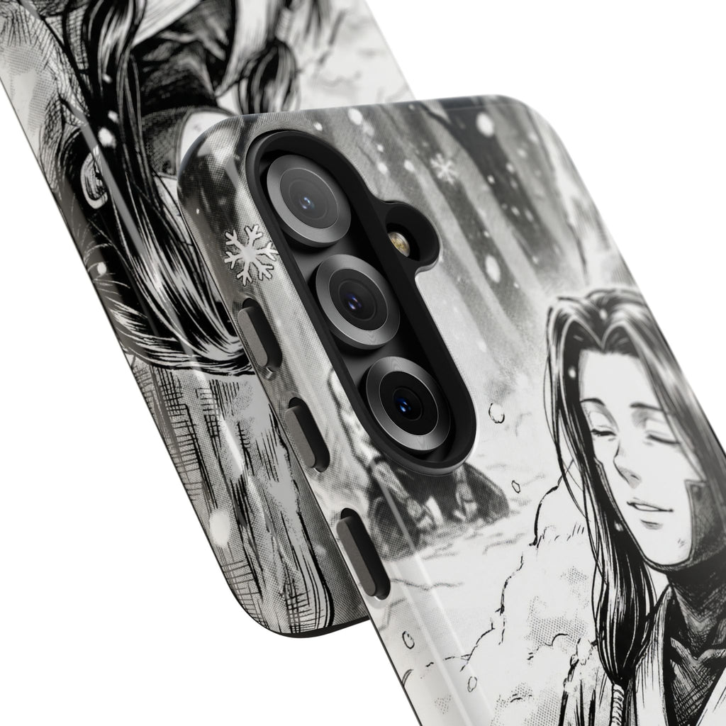 Haku and Zabuza Phone Case | Anime Character Illustration