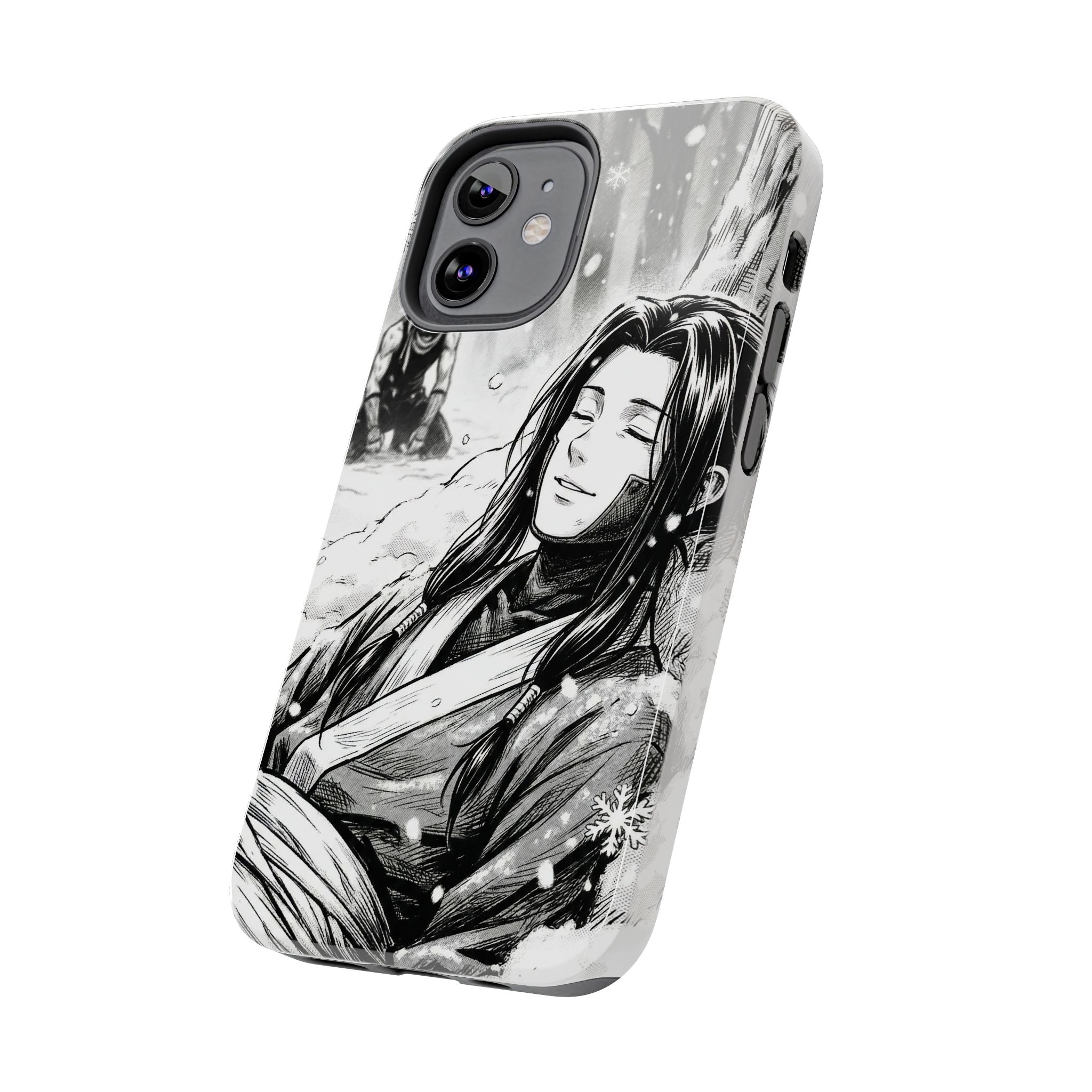 Haku and Zabuza Phone Case | Anime Character Illustration