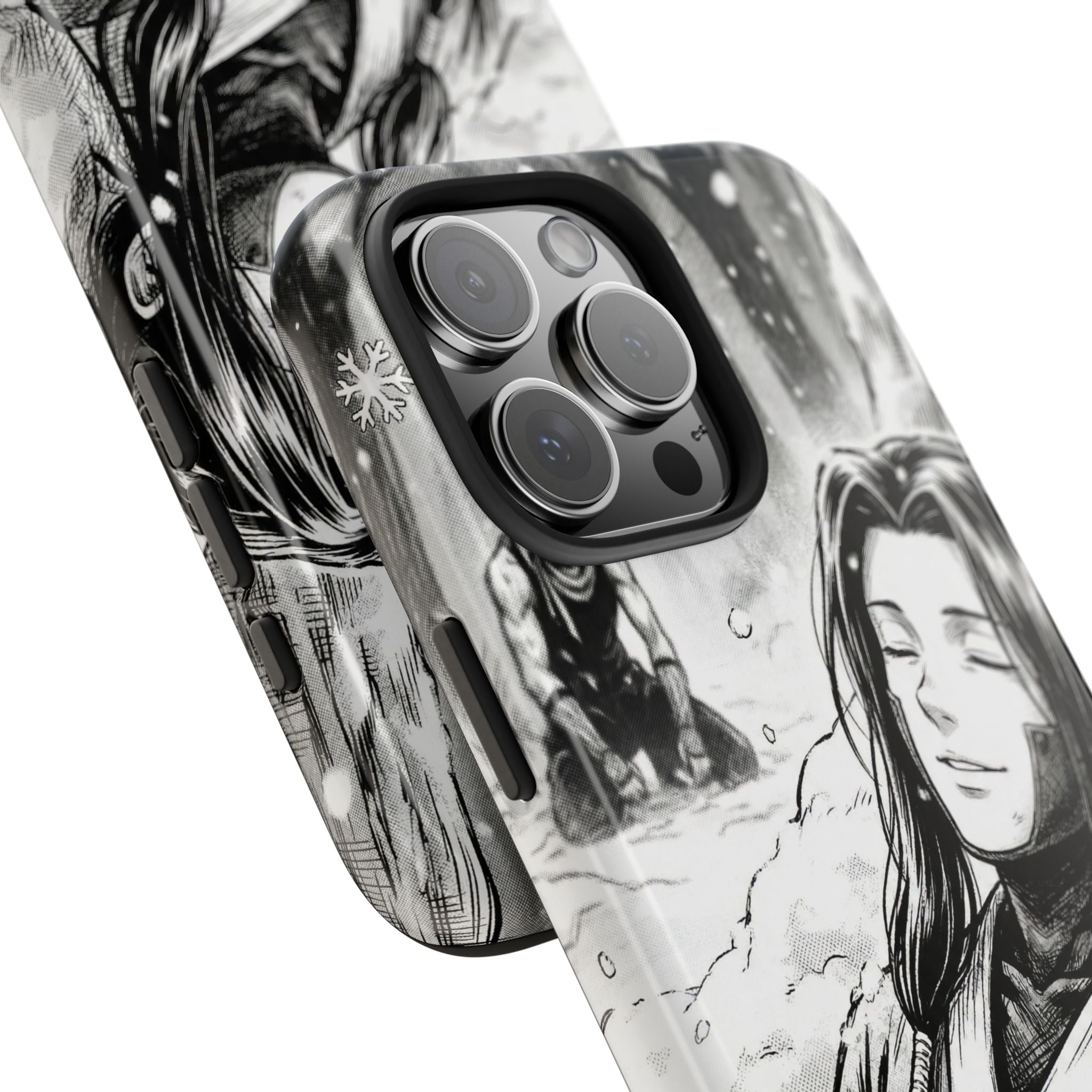 Haku and Zabuza Phone Case | Anime Character Illustration