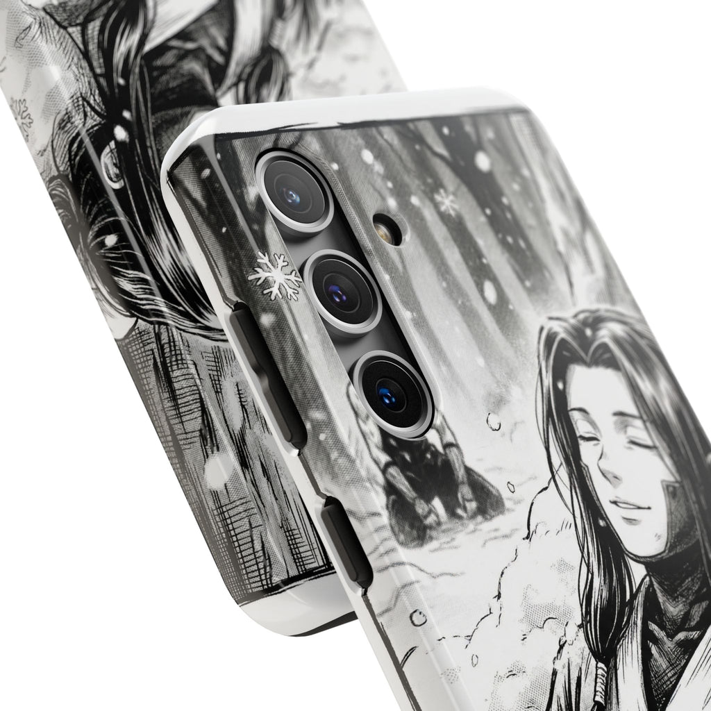 Haku and Zabuza Phone Case | Anime Character Illustration
