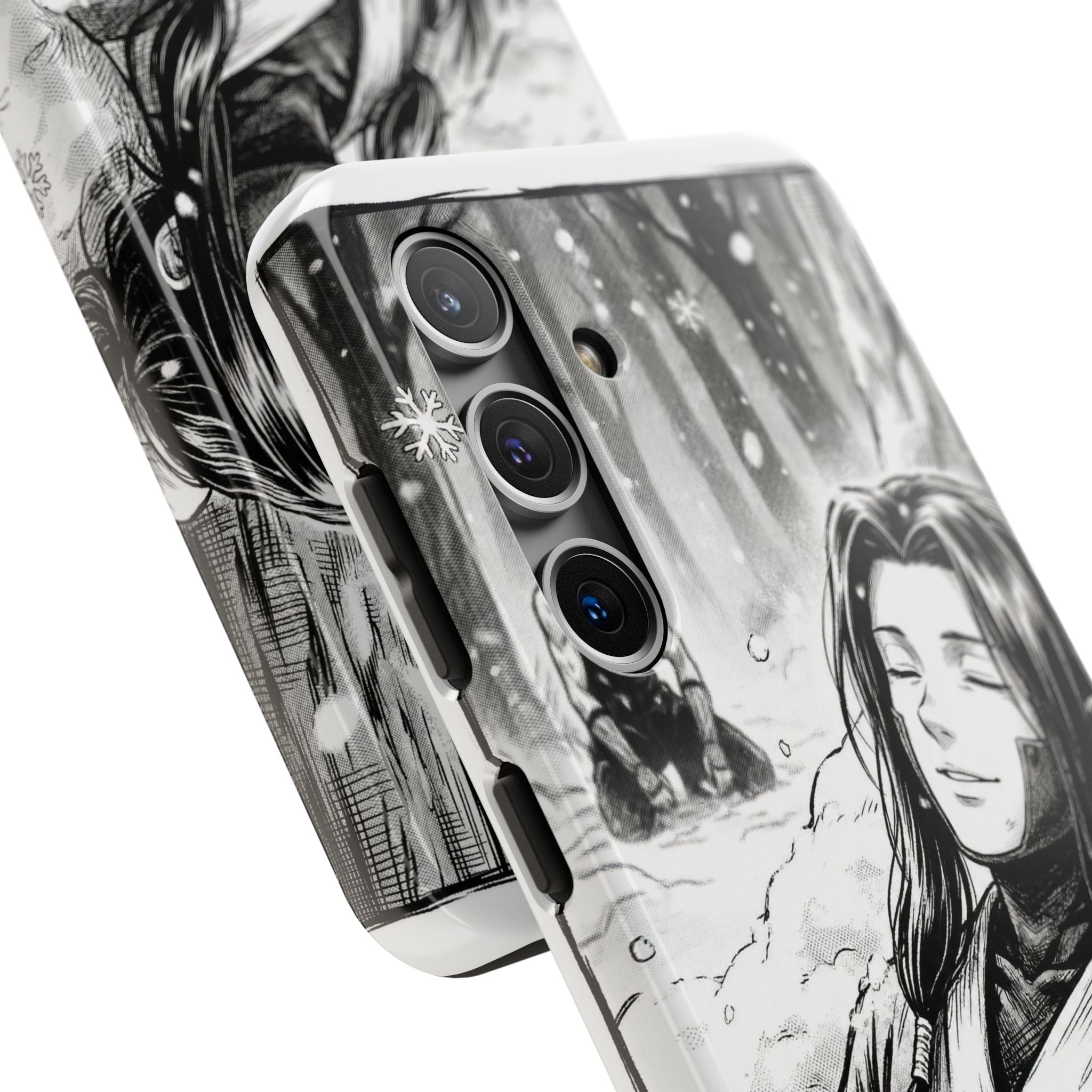 Haku and Zabuza Phone Case | Anime Character Illustration