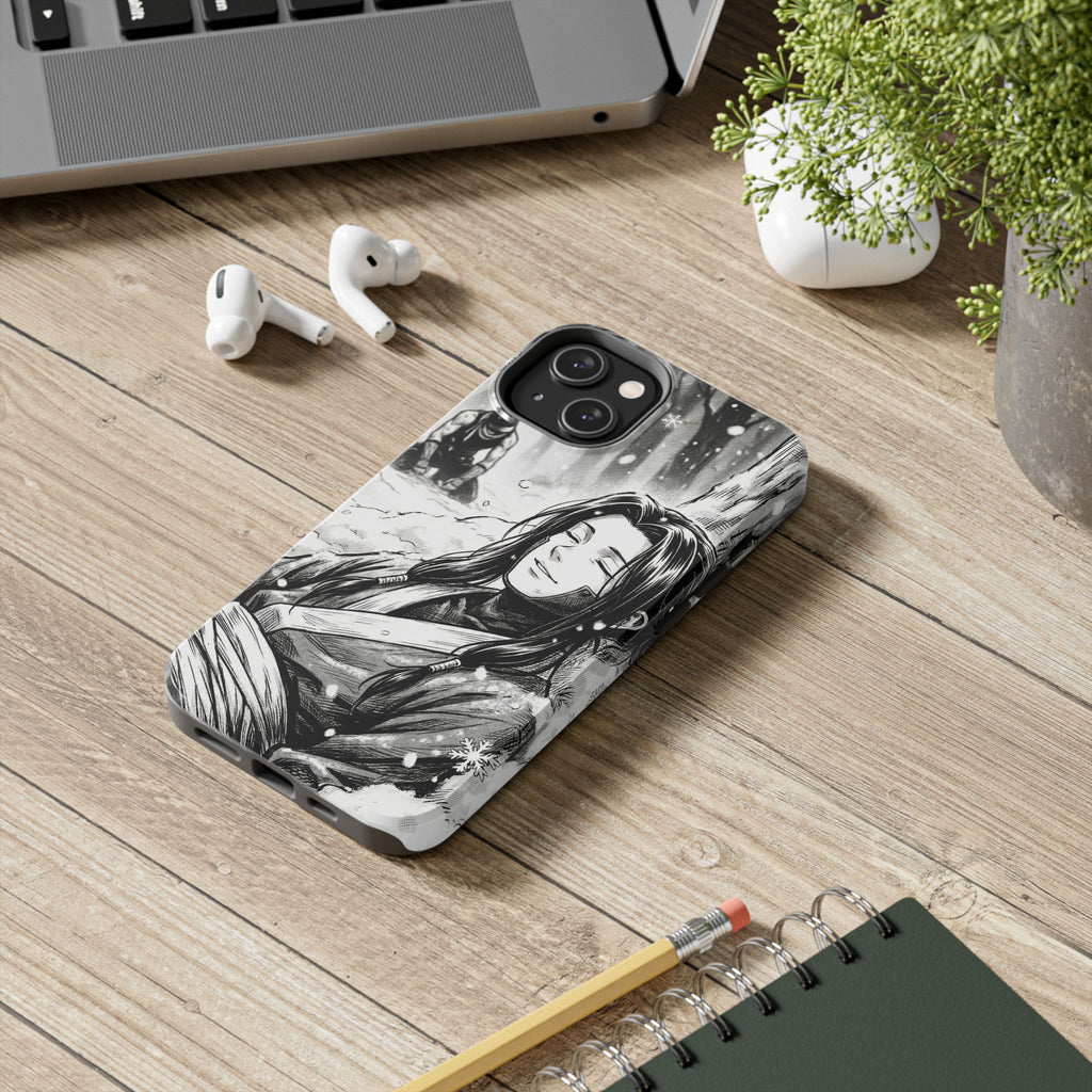 Haku and Zabuza Phone Case | Anime Character Illustration