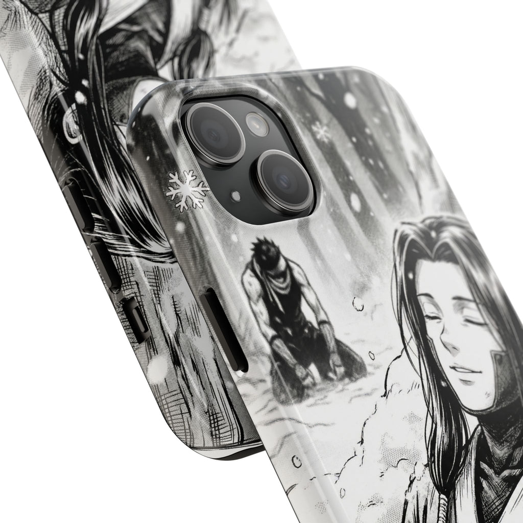Haku and Zabuza Phone Case | Anime Character Illustration
