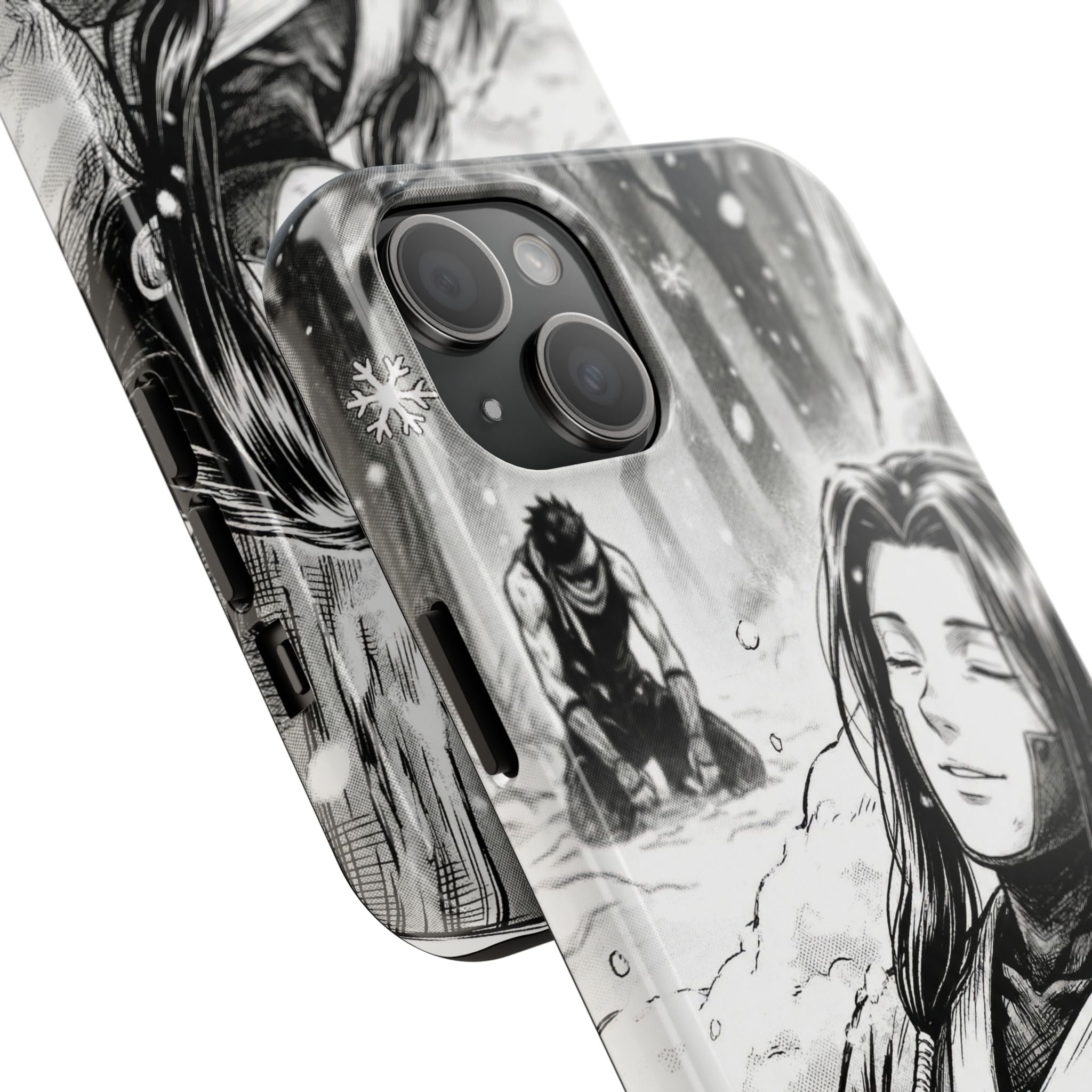 Haku and Zabuza Phone Case | Anime Character Illustration