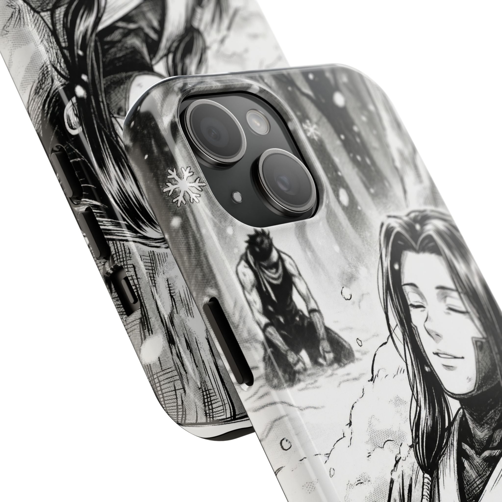 Haku and Zabuza Phone Case | Anime Character Illustration