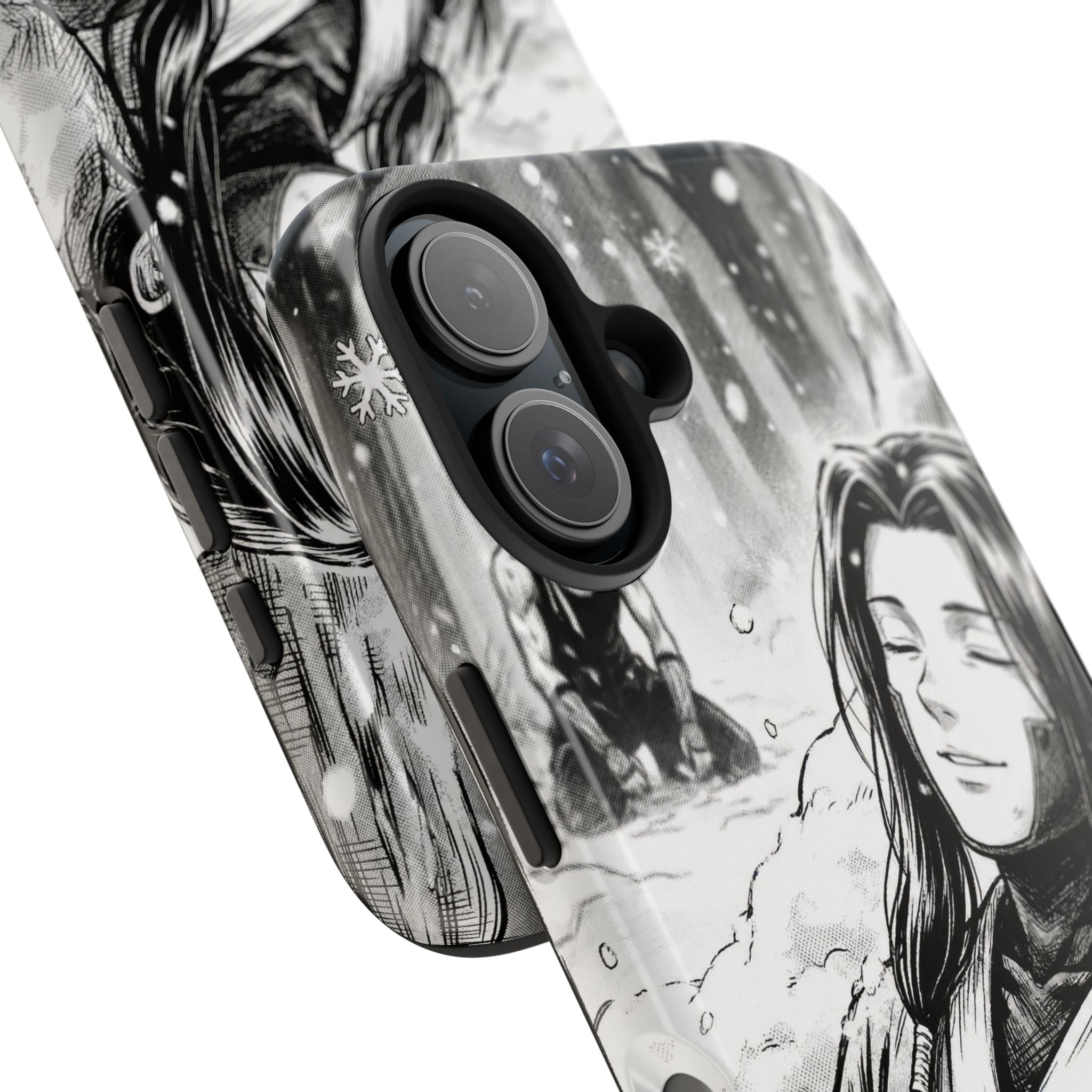 Haku and Zabuza Phone Case | Anime Character Illustration