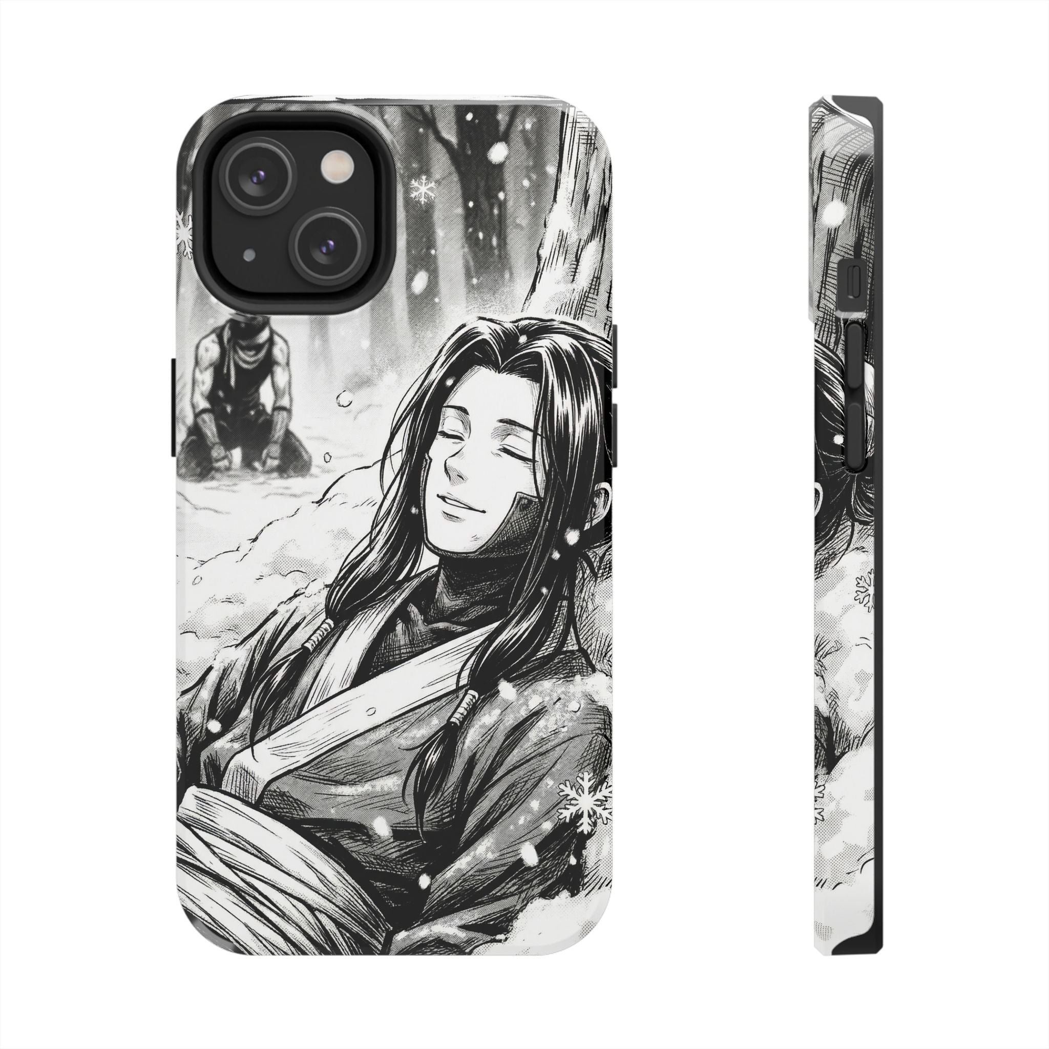 Haku and Zabuza Phone Case | Anime Character Illustration