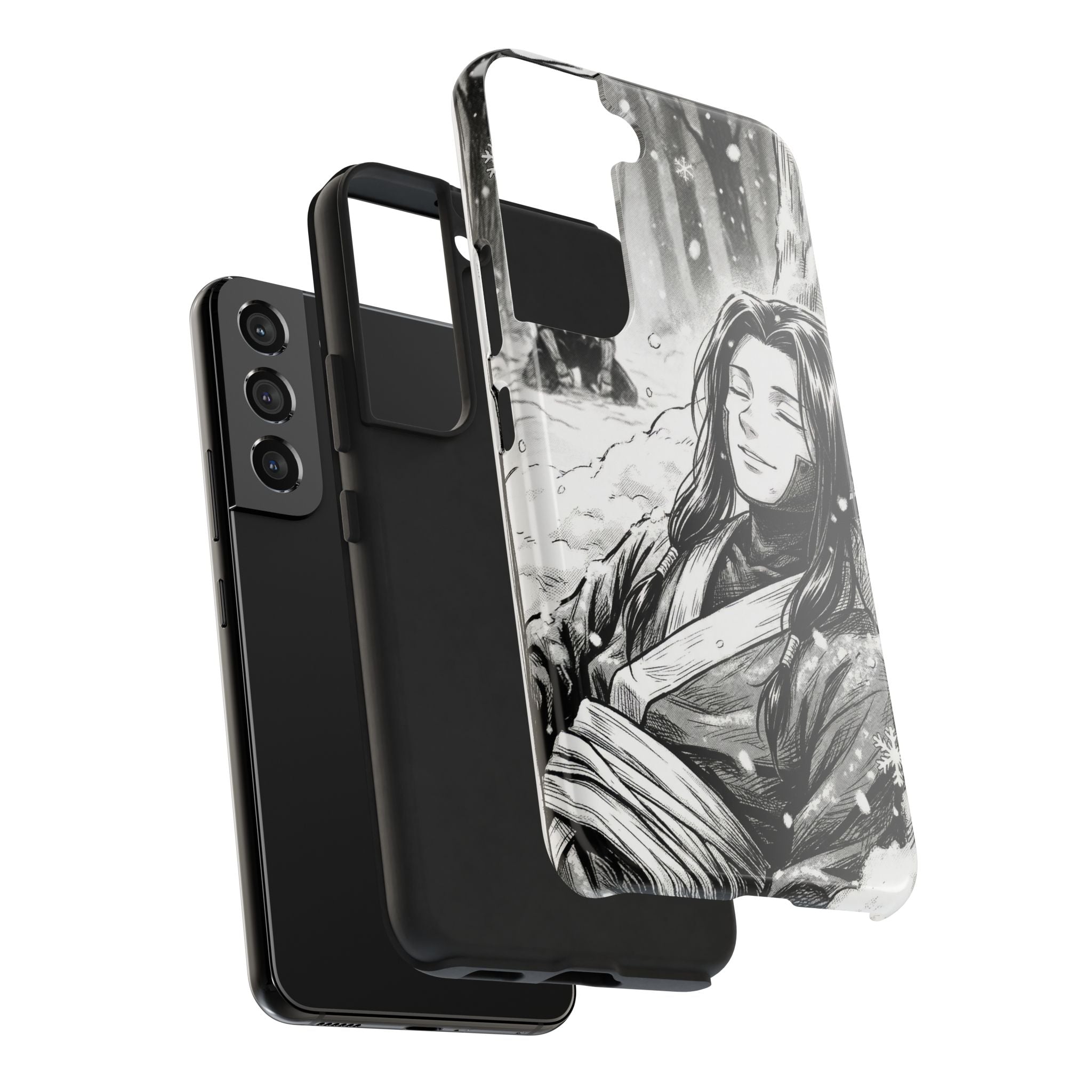 Haku and Zabuza Phone Case | Anime Character Illustration