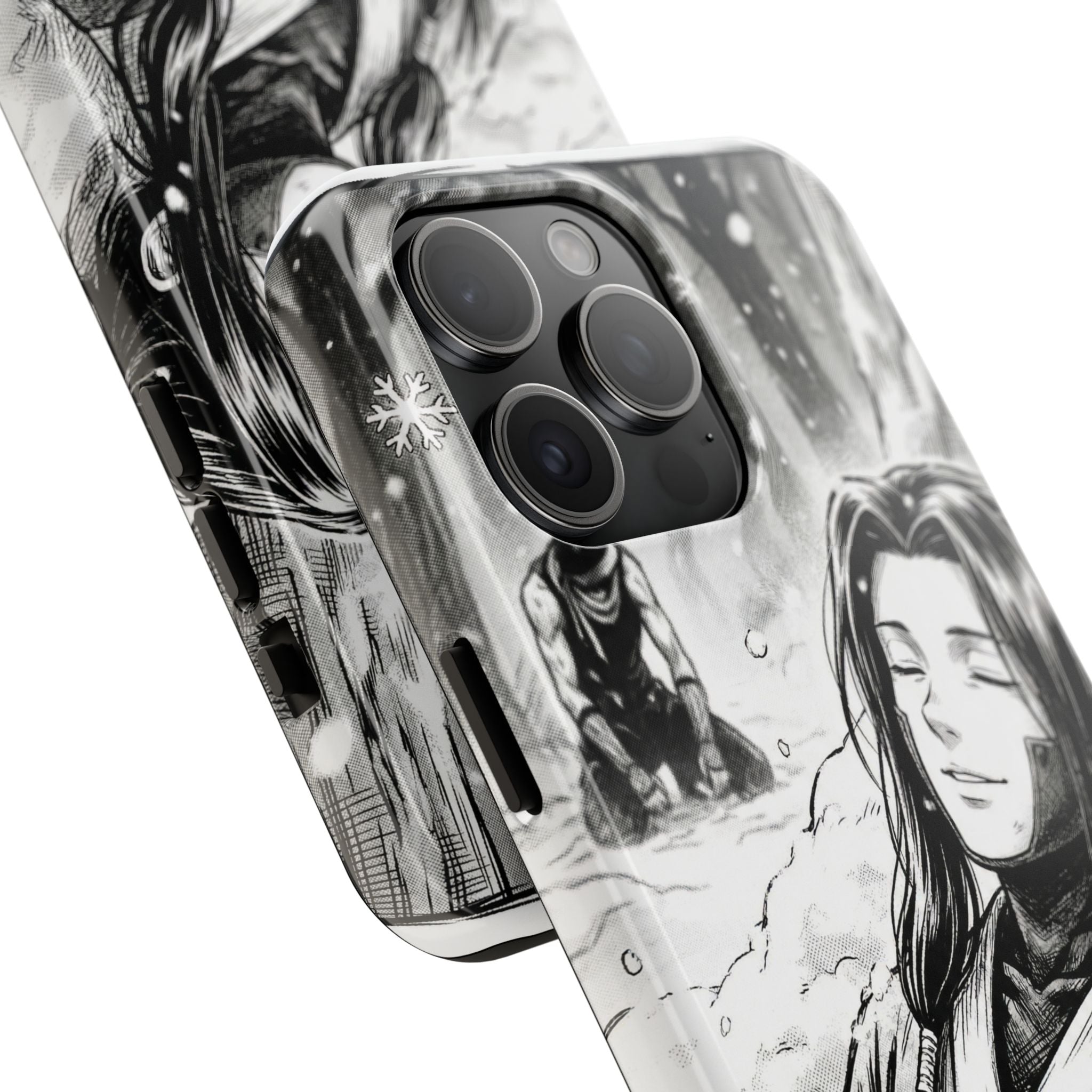 Haku and Zabuza Phone Case | Anime Character Illustration