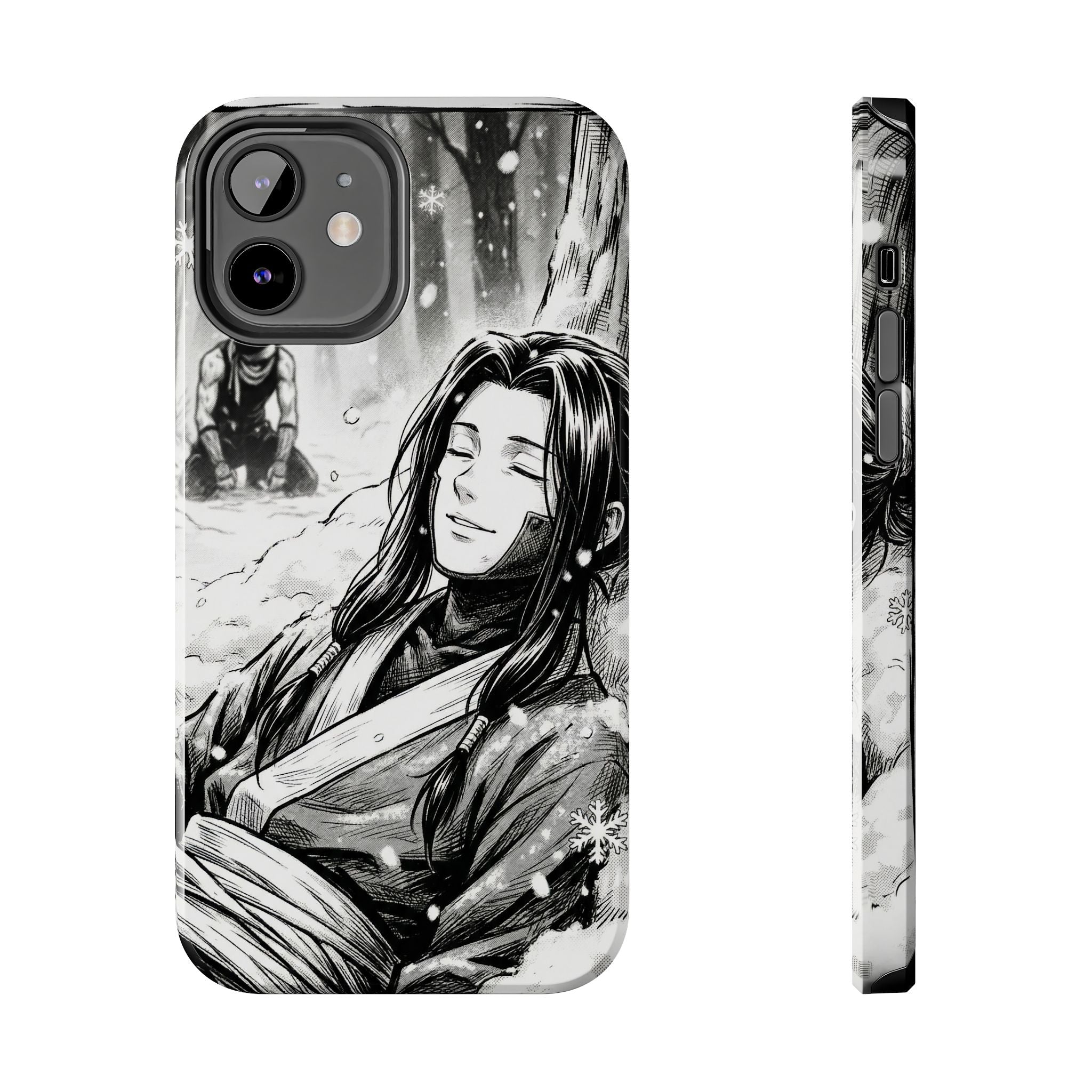 Haku and Zabuza Phone Case | Anime Character Illustration