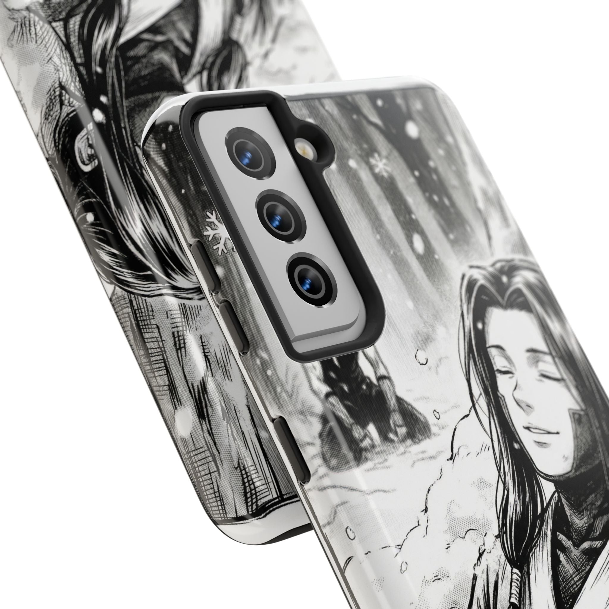 Haku and Zabuza Phone Case | Anime Character Illustration