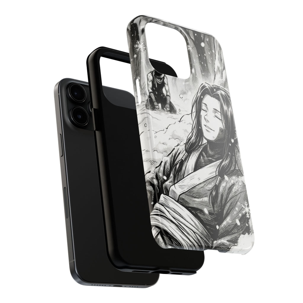 Haku and Zabuza Phone Case | Anime Character Illustration