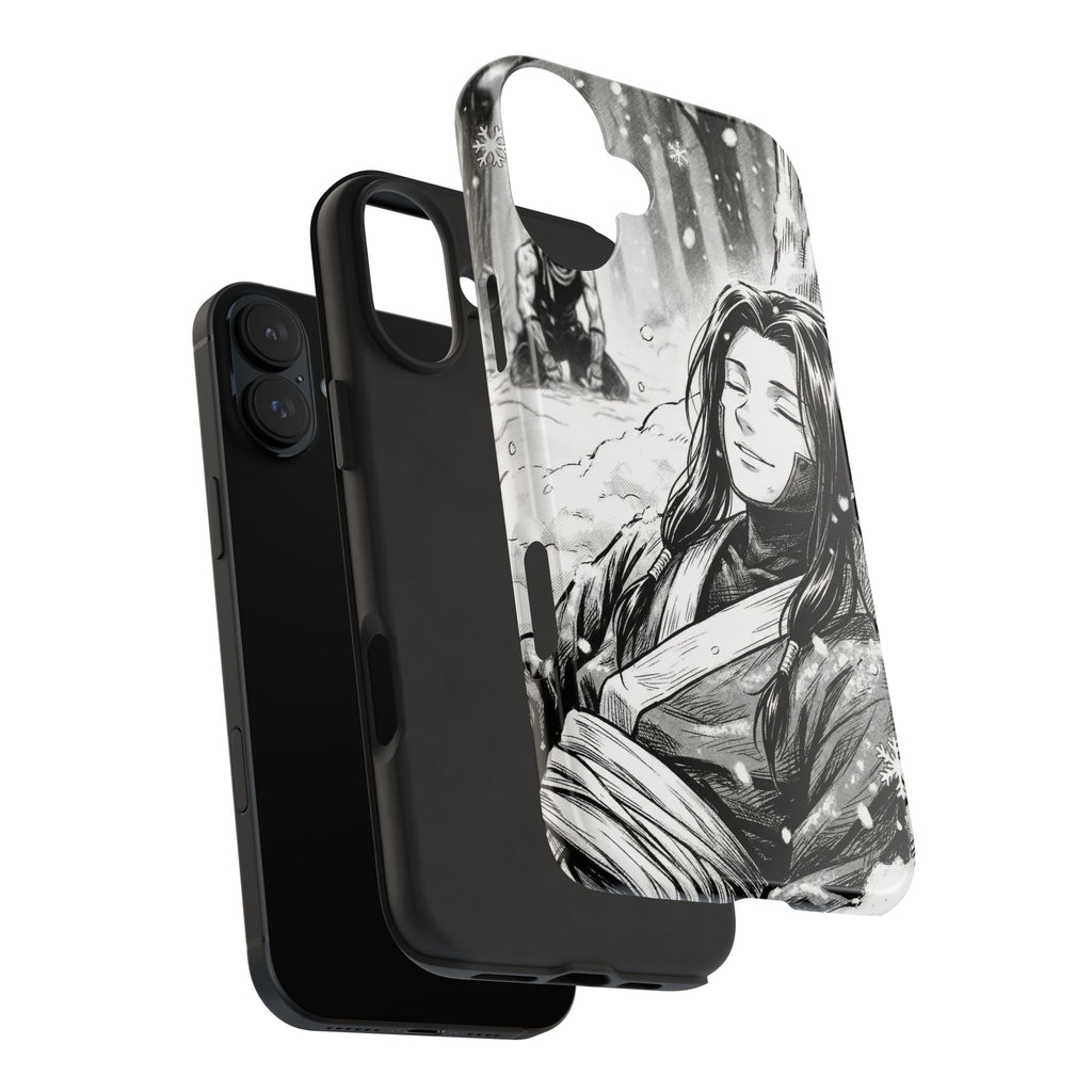 Haku and Zabuza Phone Case | Anime Character Illustration