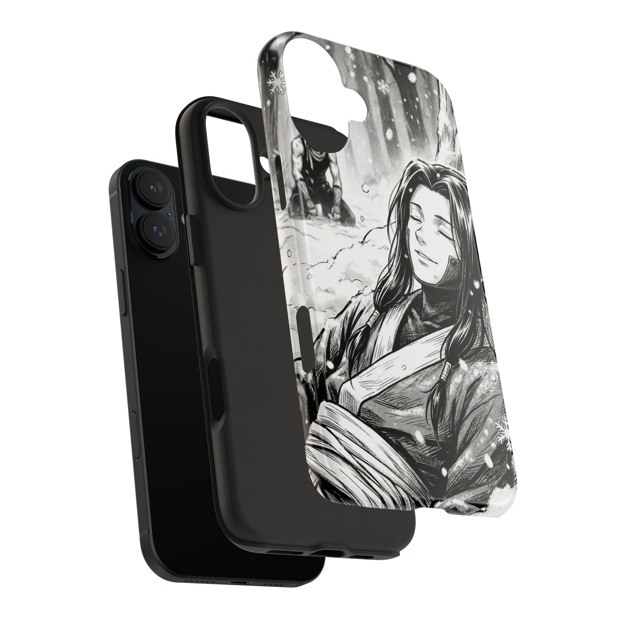 Haku and Zabuza Phone Case | Anime Character Illustration