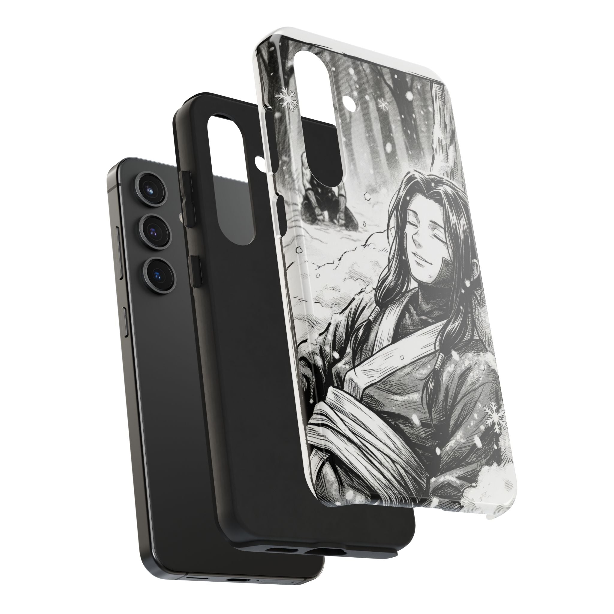 Haku and Zabuza Phone Case | Anime Character Illustration