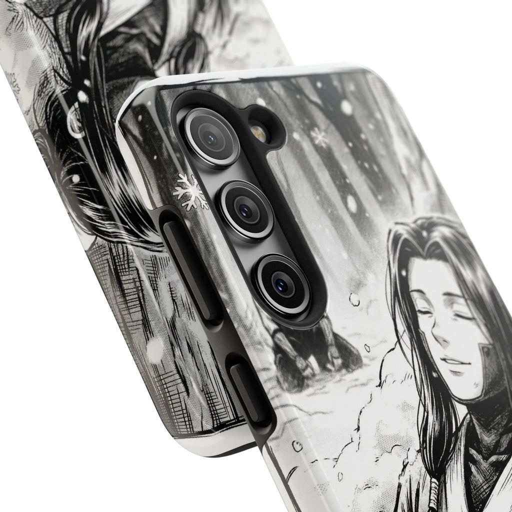 Haku and Zabuza Phone Case | Anime Character Illustration